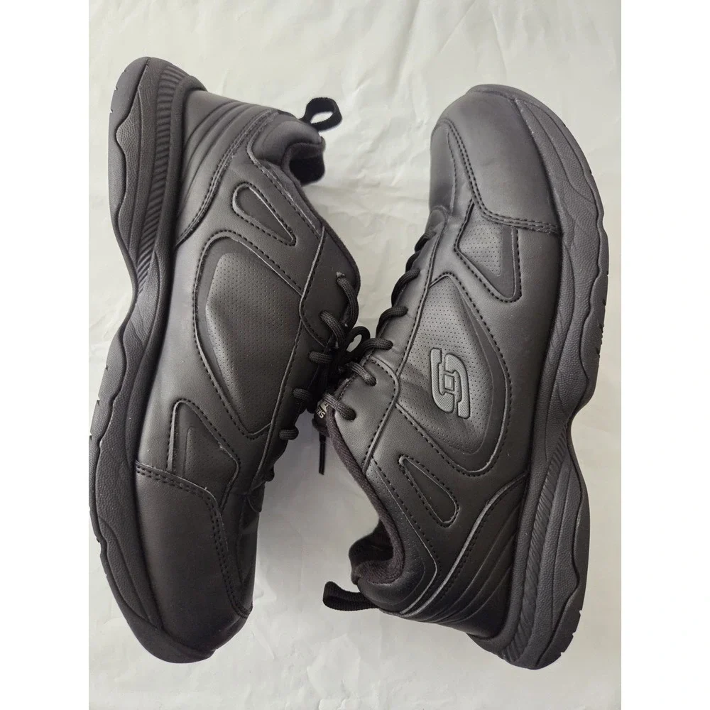 Skechers‎ Work Relaxed Fit Slip Resistant Memory Foam Shoes Men's 8.5 Black
